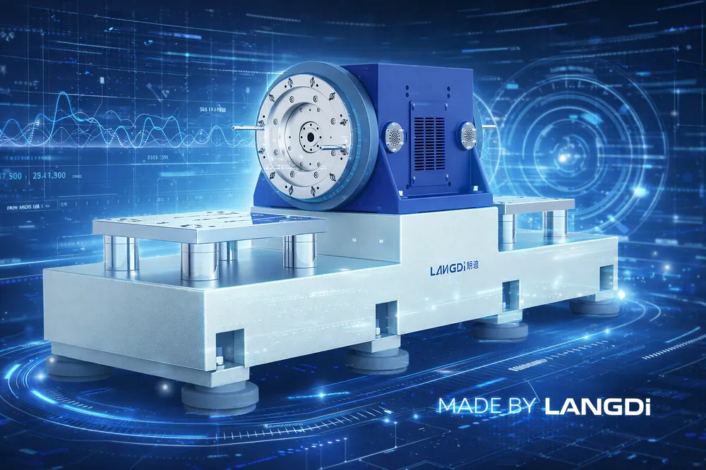 Precision motor testbed manufactured by the Langdi group